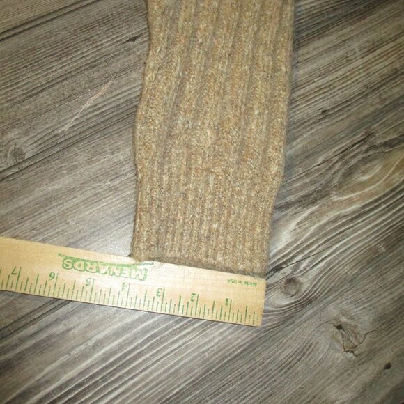 William Rast Womens Oatmeal Wool Blend Turtleneck Sweater Sz. M Grunge Cabincore - Picture 11 of 15